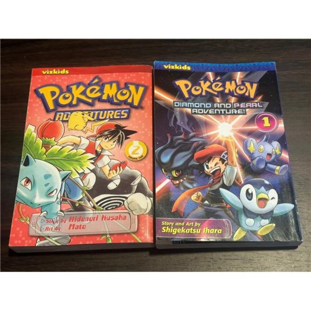 Pokémon Adventures Mangas English Lot 2 Books